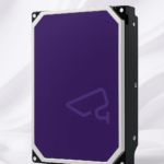 Disco rígido roxo em destaque